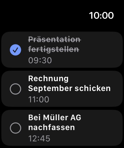 Heute abhaken