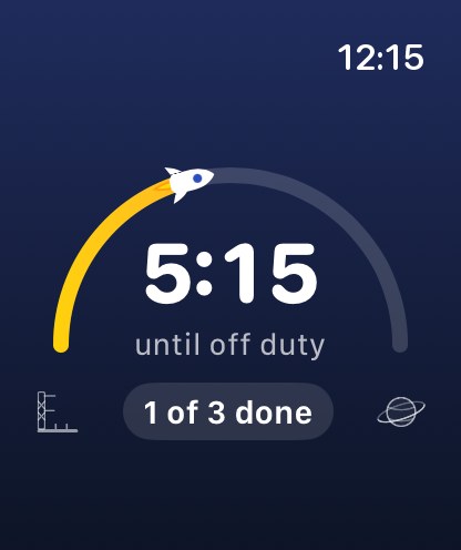 Until off duty